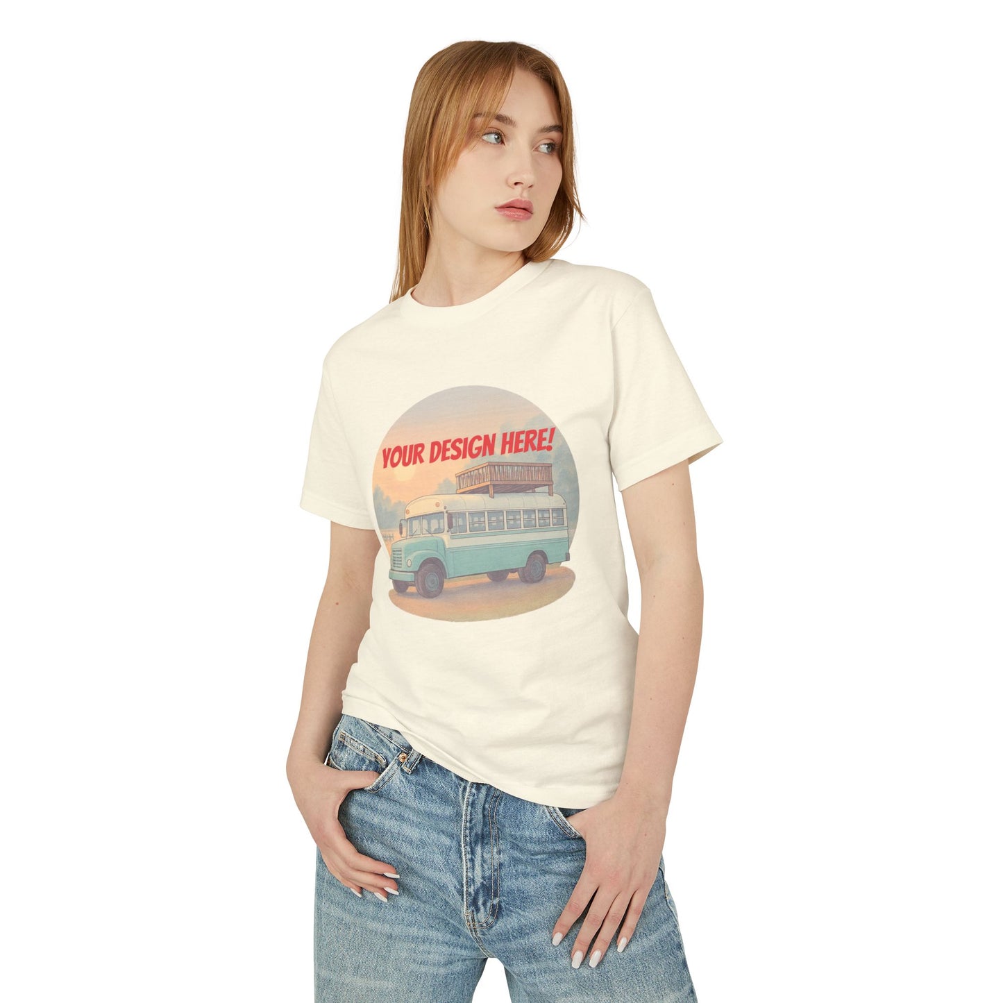 Custom Skoolie T-Shirt – Made From Your Bus Photo