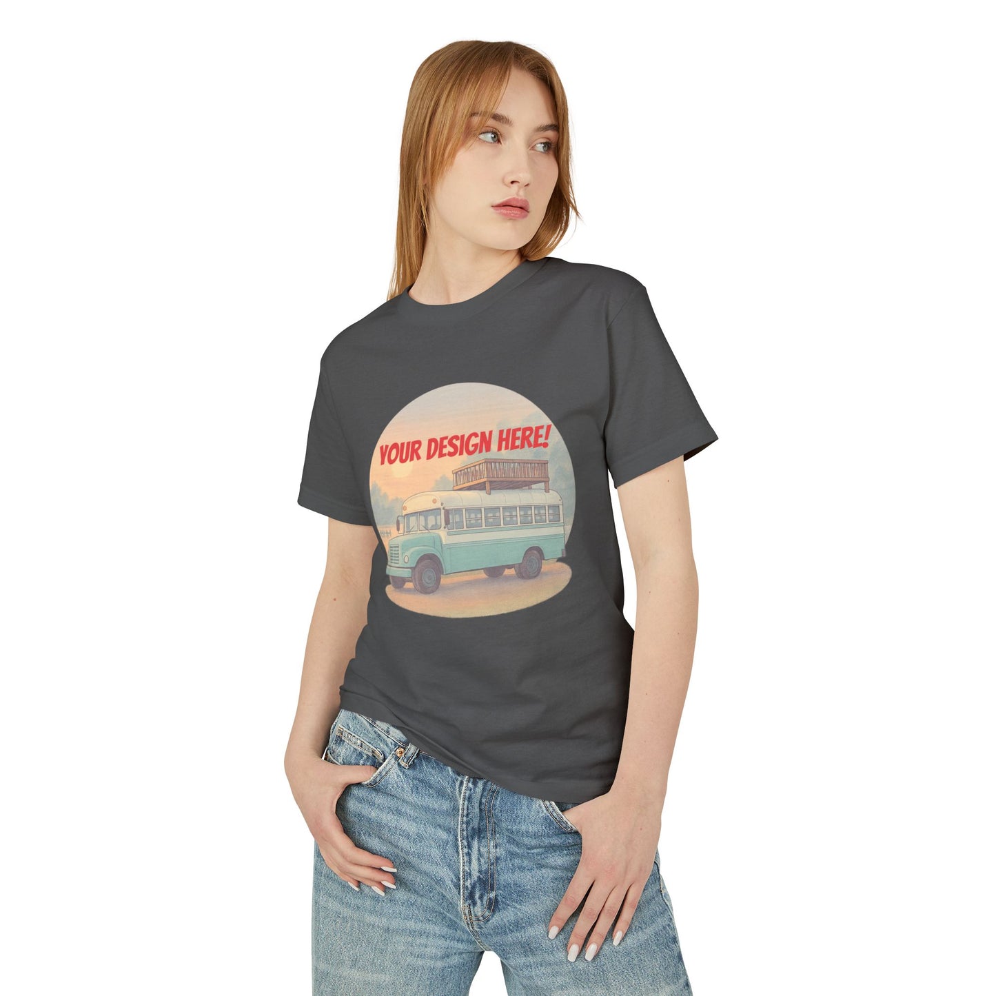 Custom Skoolie T-Shirt – Made From Your Bus Photo