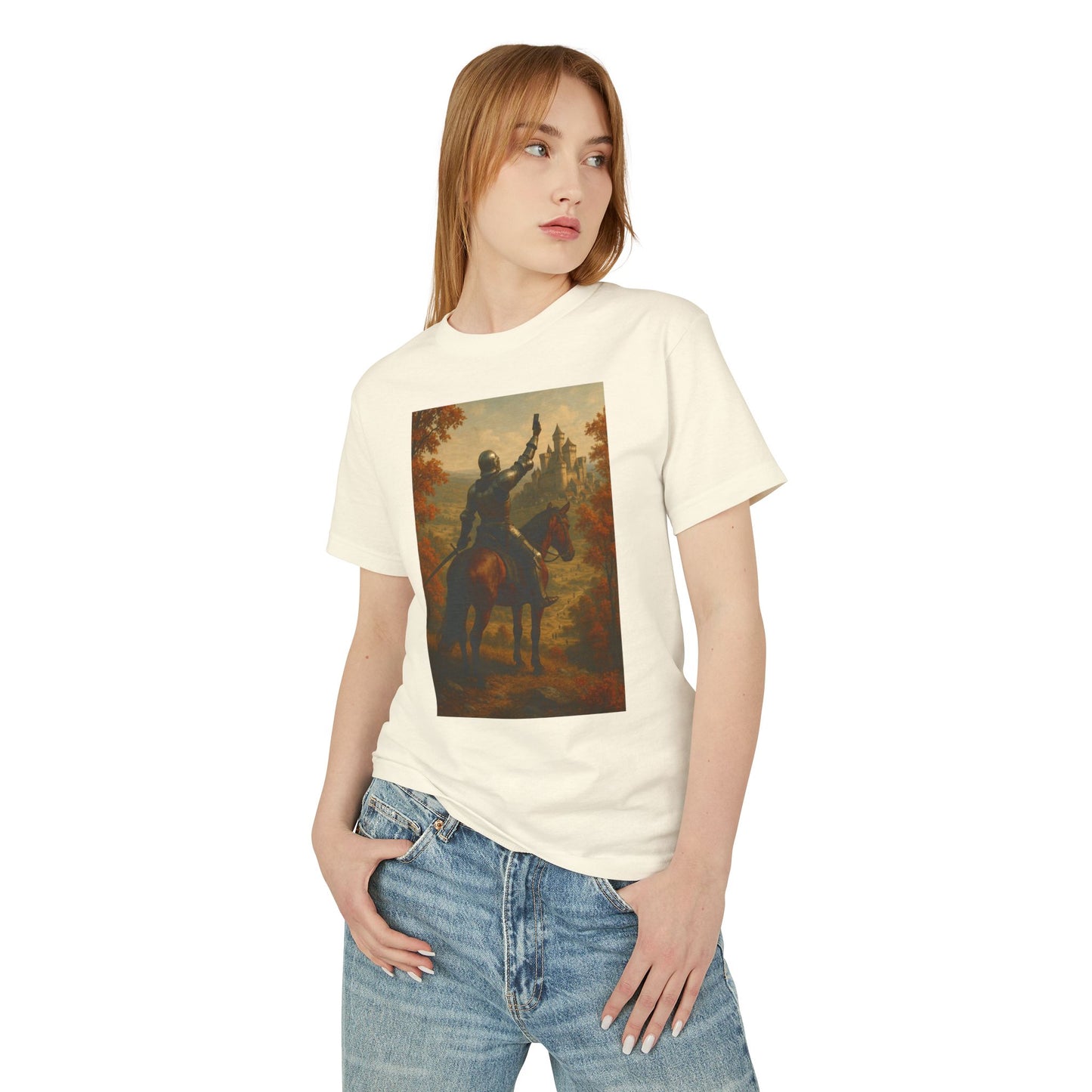 Can You Hear Me Now, M'Lady? Anachronistic Mashup Unisex Tee