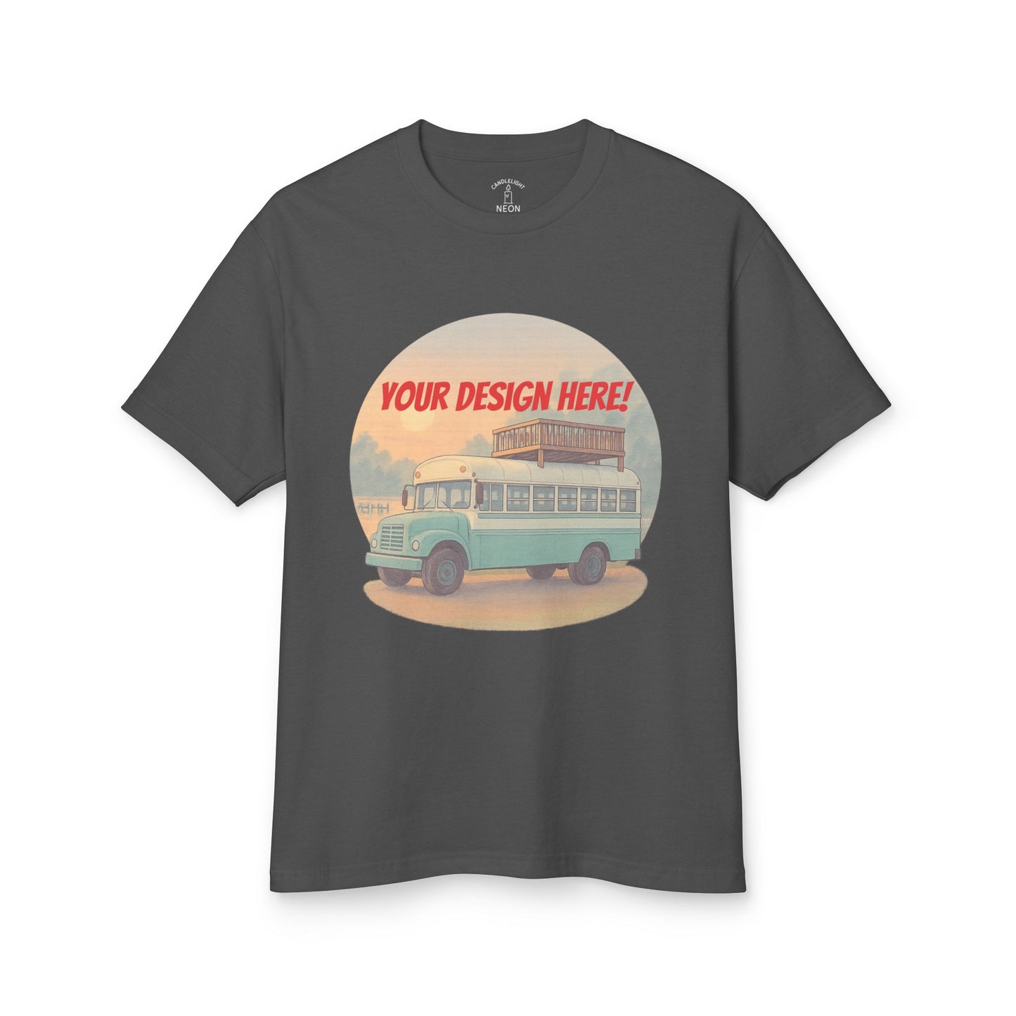Custom Skoolie T-Shirt – Made From Your Bus Photo
