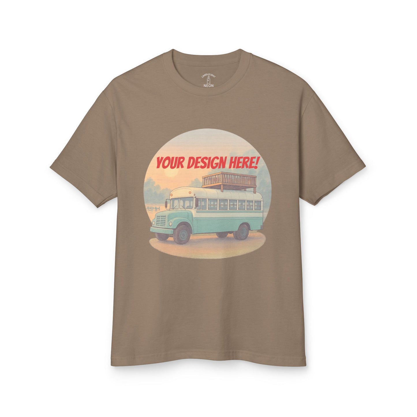 Custom Skoolie T-Shirt – Made From Your Bus Photo