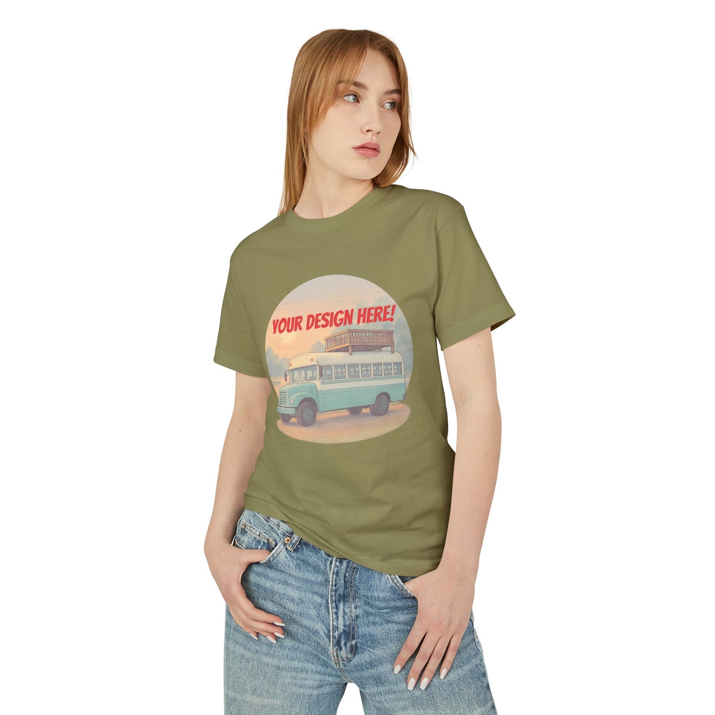 Custom Skoolie T-Shirt – Made From Your Bus Photo
