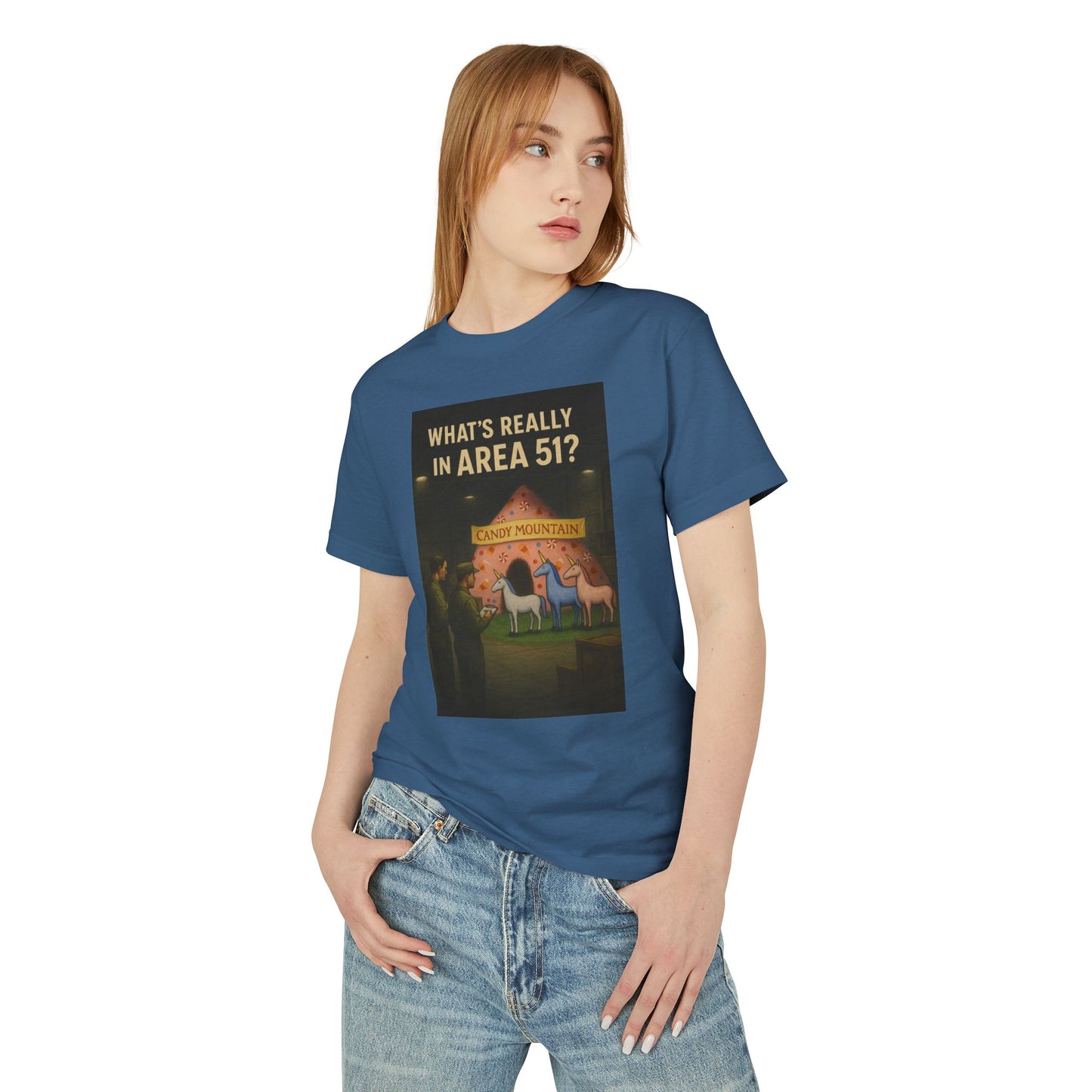 What's Really In Area 51? Candy Mountain - Forgotten Treasures Unisex Tee