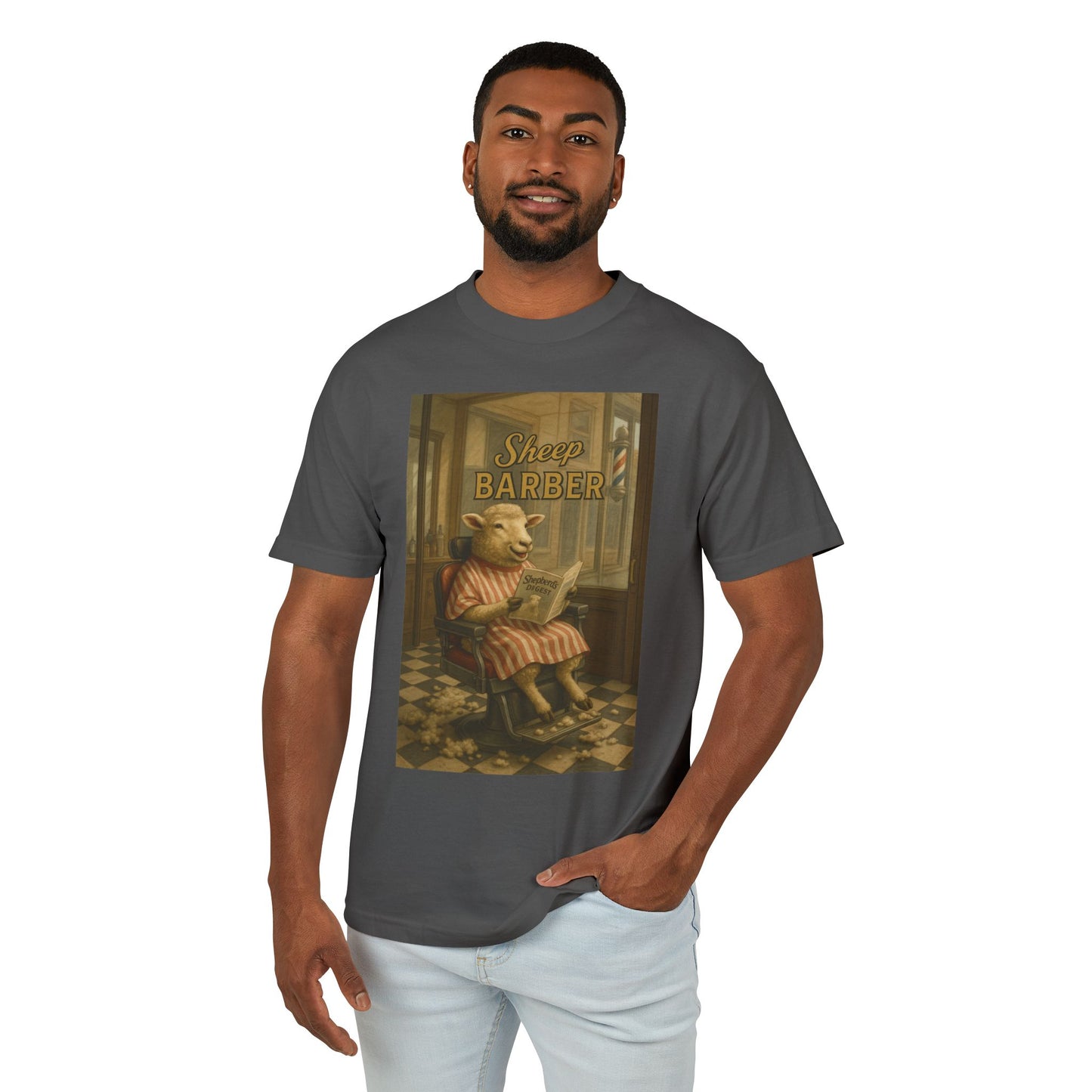 Sheep Barber Shearer Unisex Tee