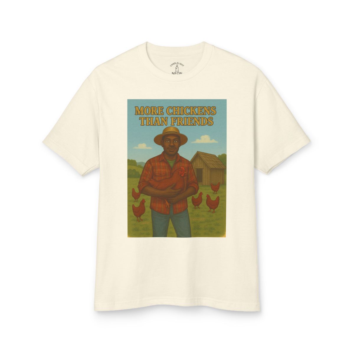 CUSTOM Personalized More Chickens Than Friends Homesteading Photo Tee