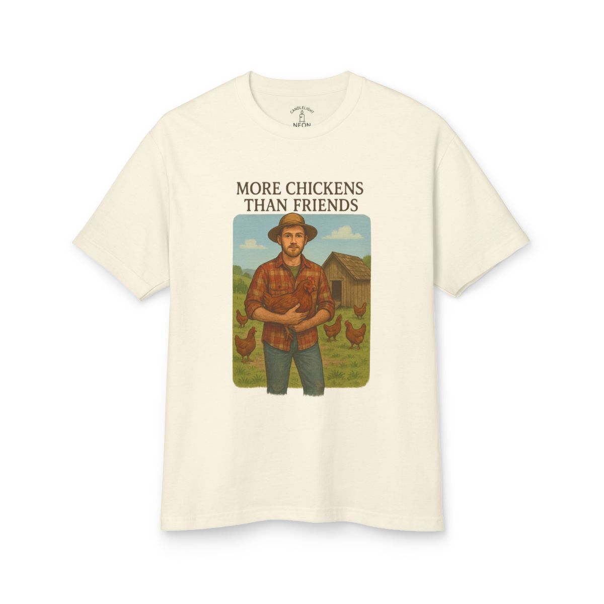 CUSTOM Personalized More Chickens Than Friends Homesteading Photo Tee