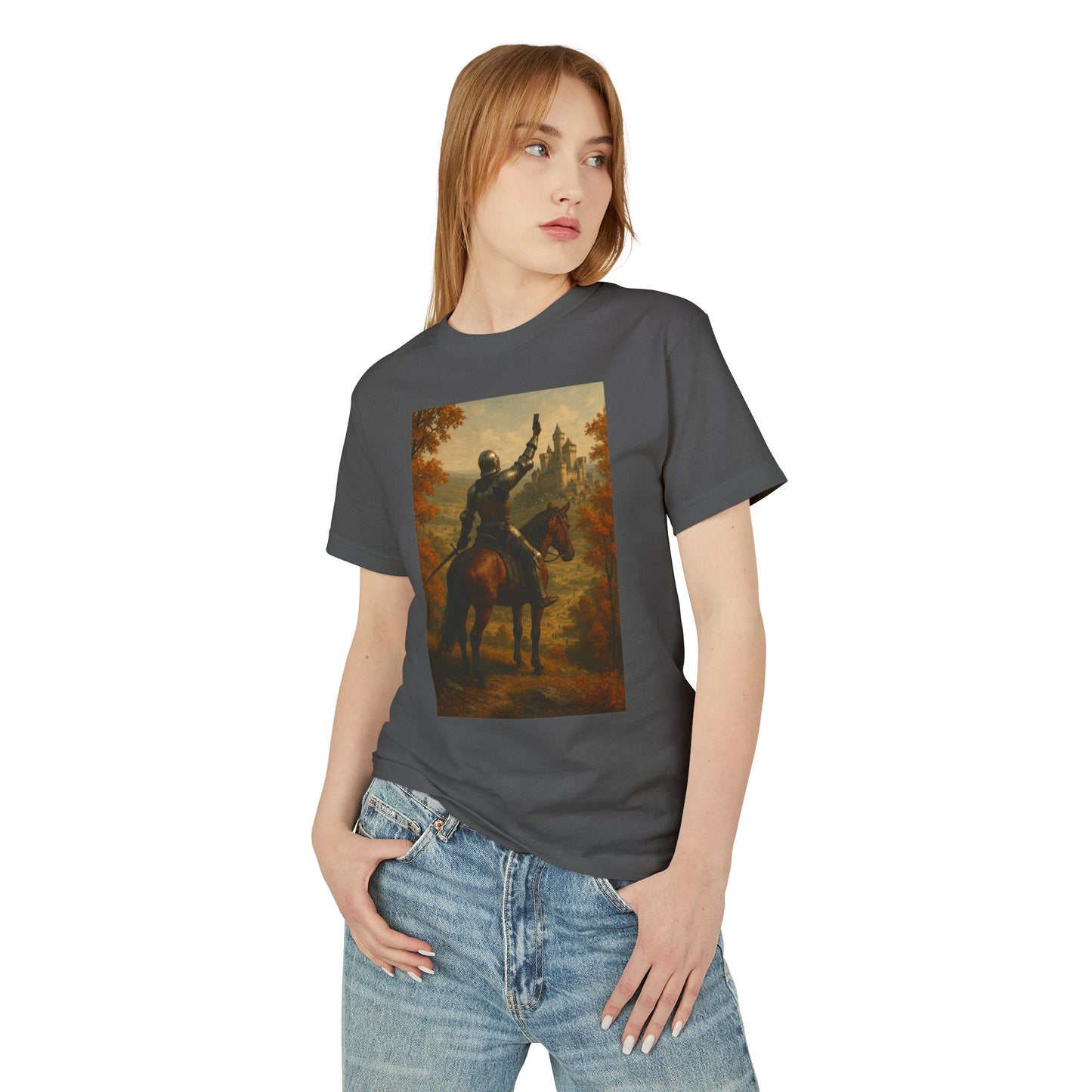 Can You Hear Me Now, M'Lady? Anachronistic Mashup Unisex Tee