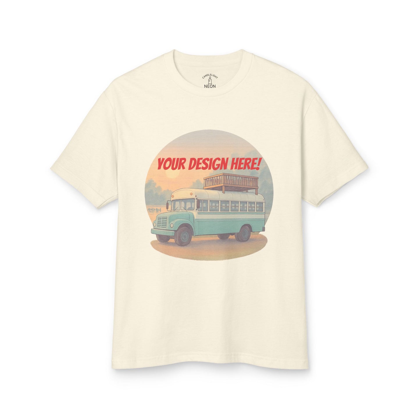 Custom Skoolie T-Shirt – Made From Your Bus Photo