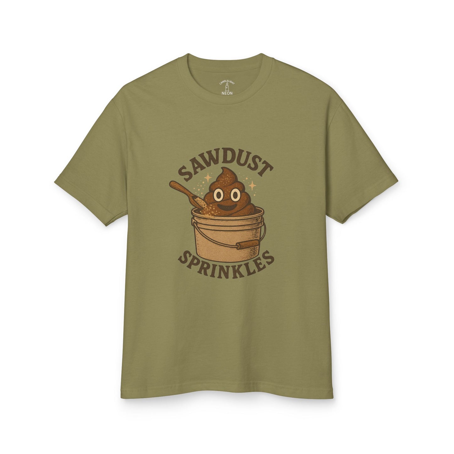 Sawdust Sprinkles Composting Toilet Unisex Tee