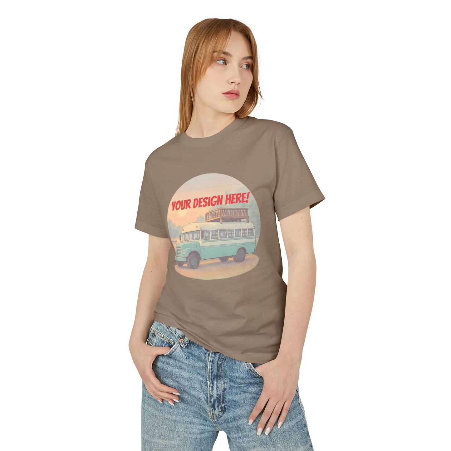 Custom Skoolie T-Shirt – Made From Your Bus Photo