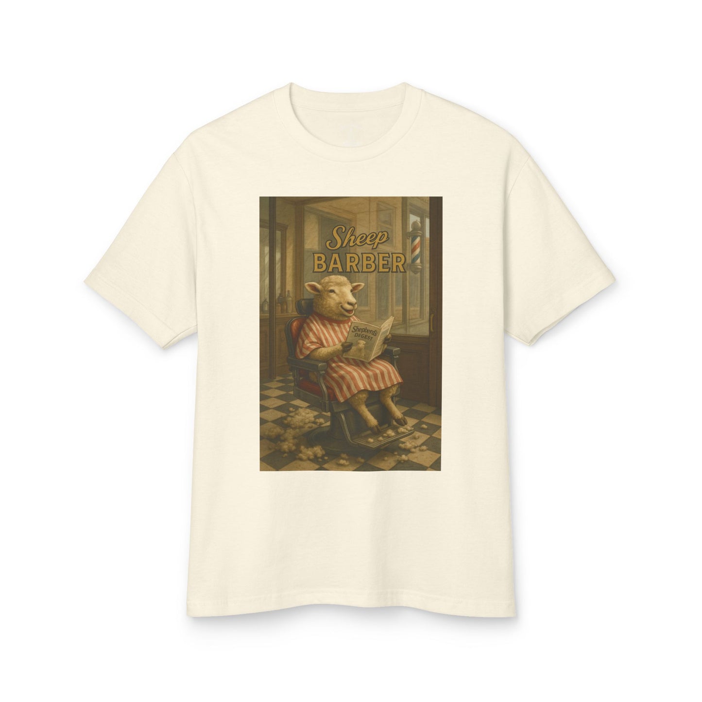 Sheep Barber Shearer Unisex Tee