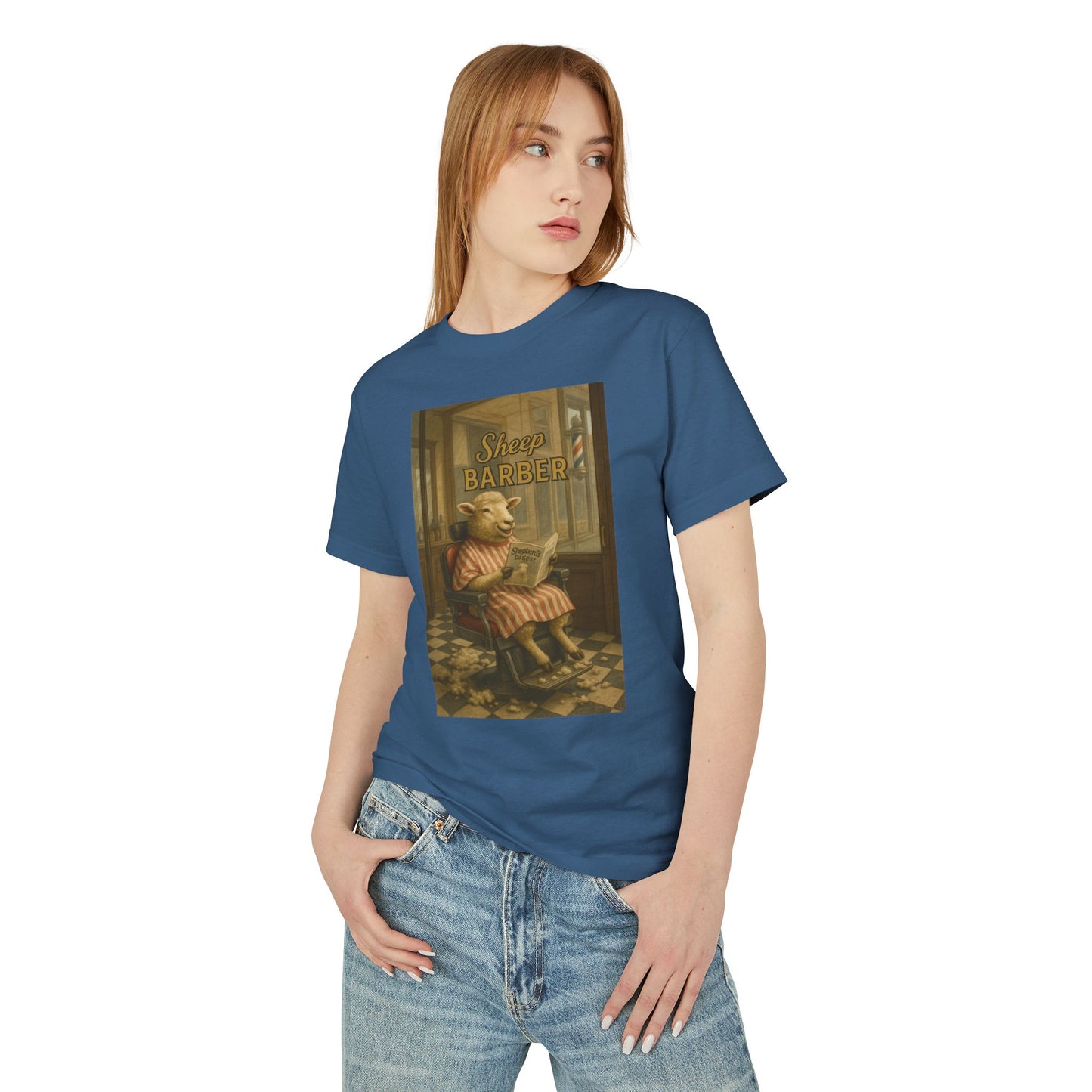 Sheep Barber Shearer Unisex Tee