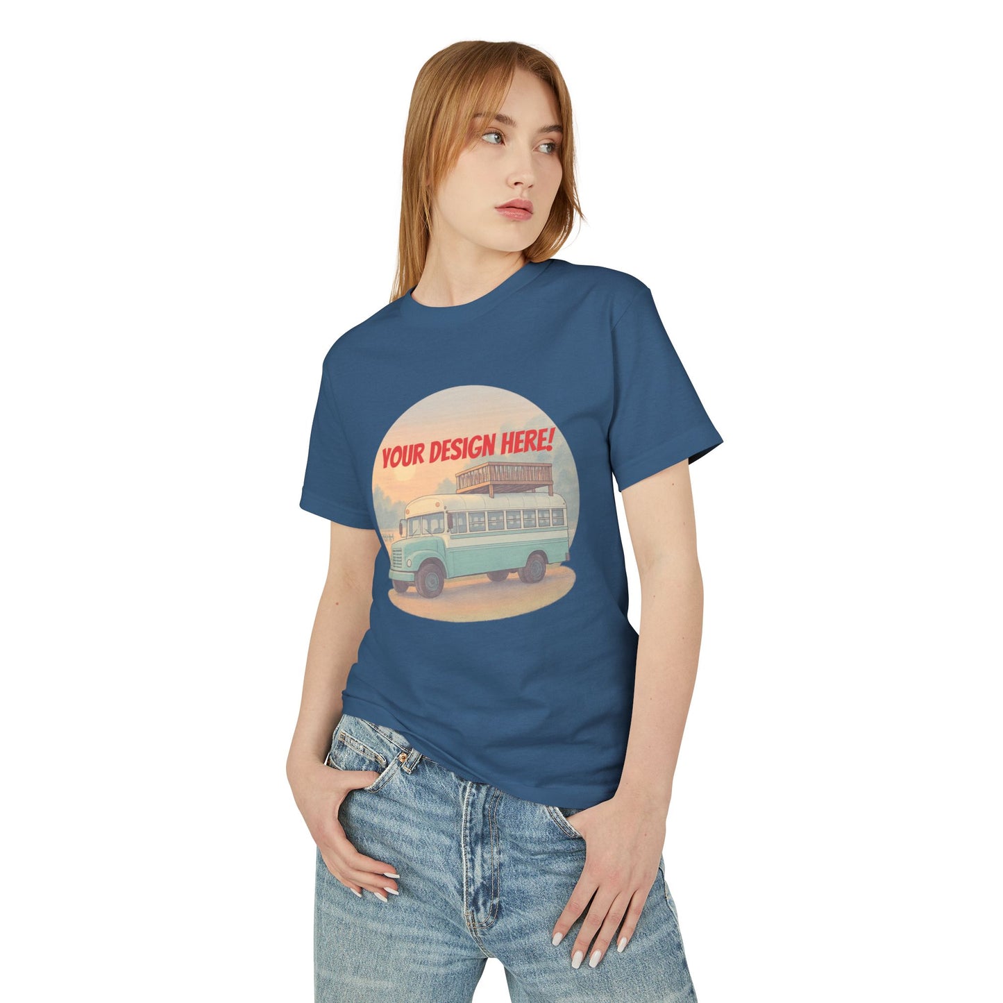 Custom Skoolie T-Shirt – Made From Your Bus Photo