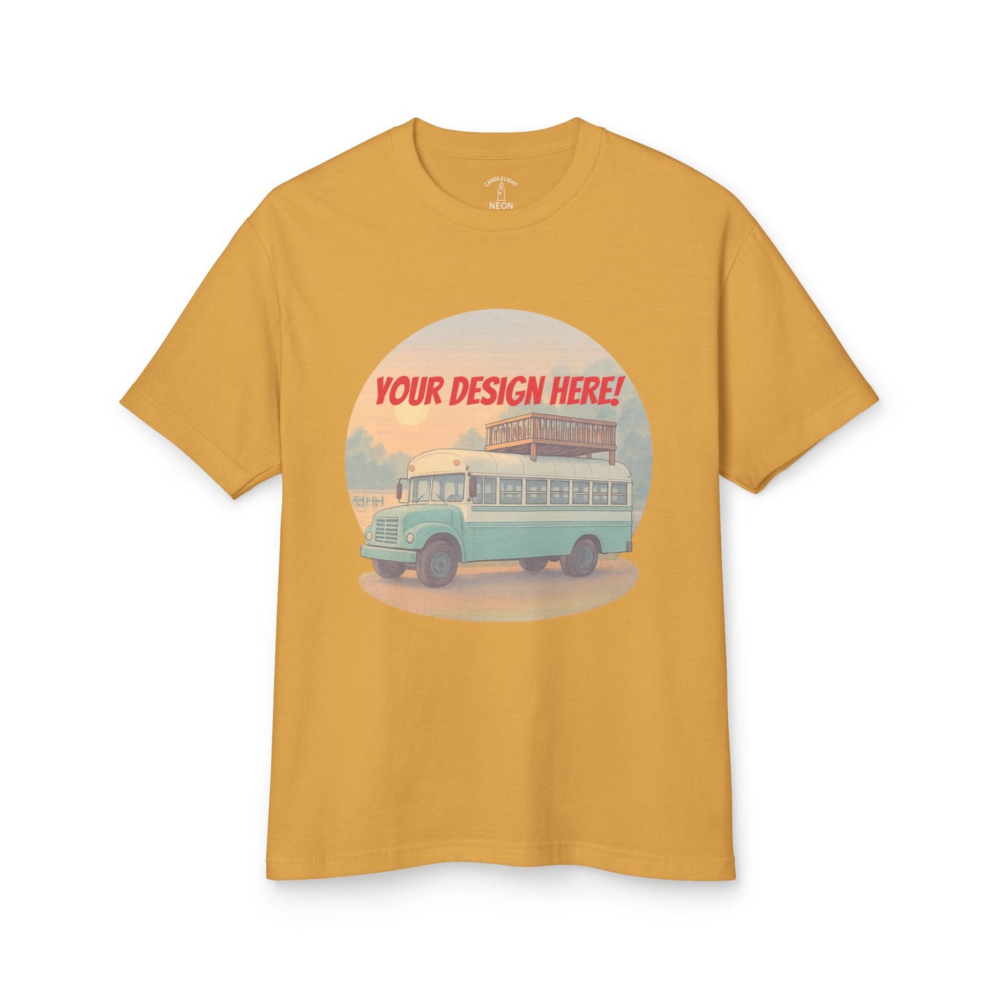 Custom Skoolie T-Shirt – Made From Your Bus Photo