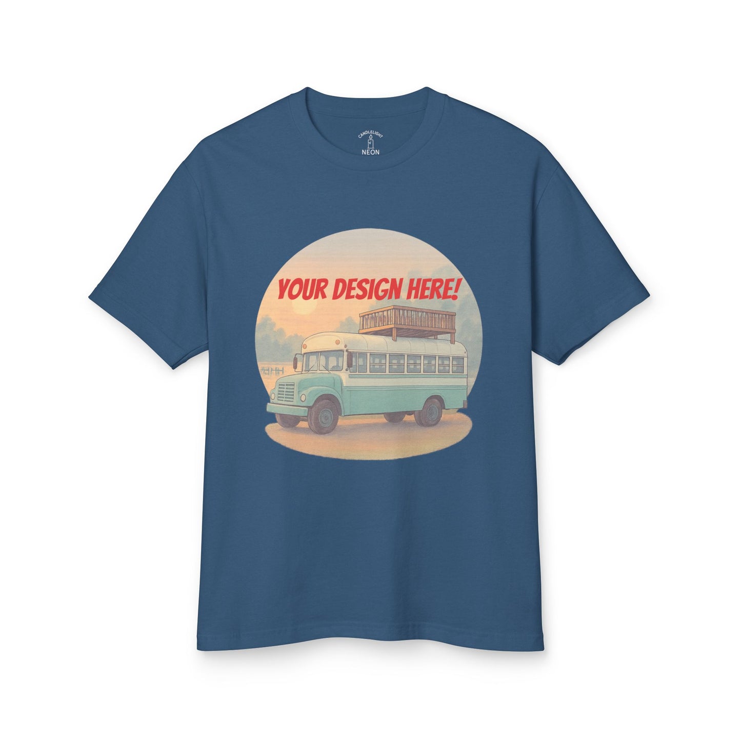 Custom Skoolie T-Shirt – Made From Your Bus Photo