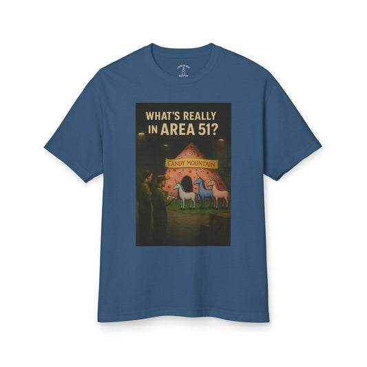 What's Really In Area 51? Candy Mountain - Forgotten Treasures Unisex Tee