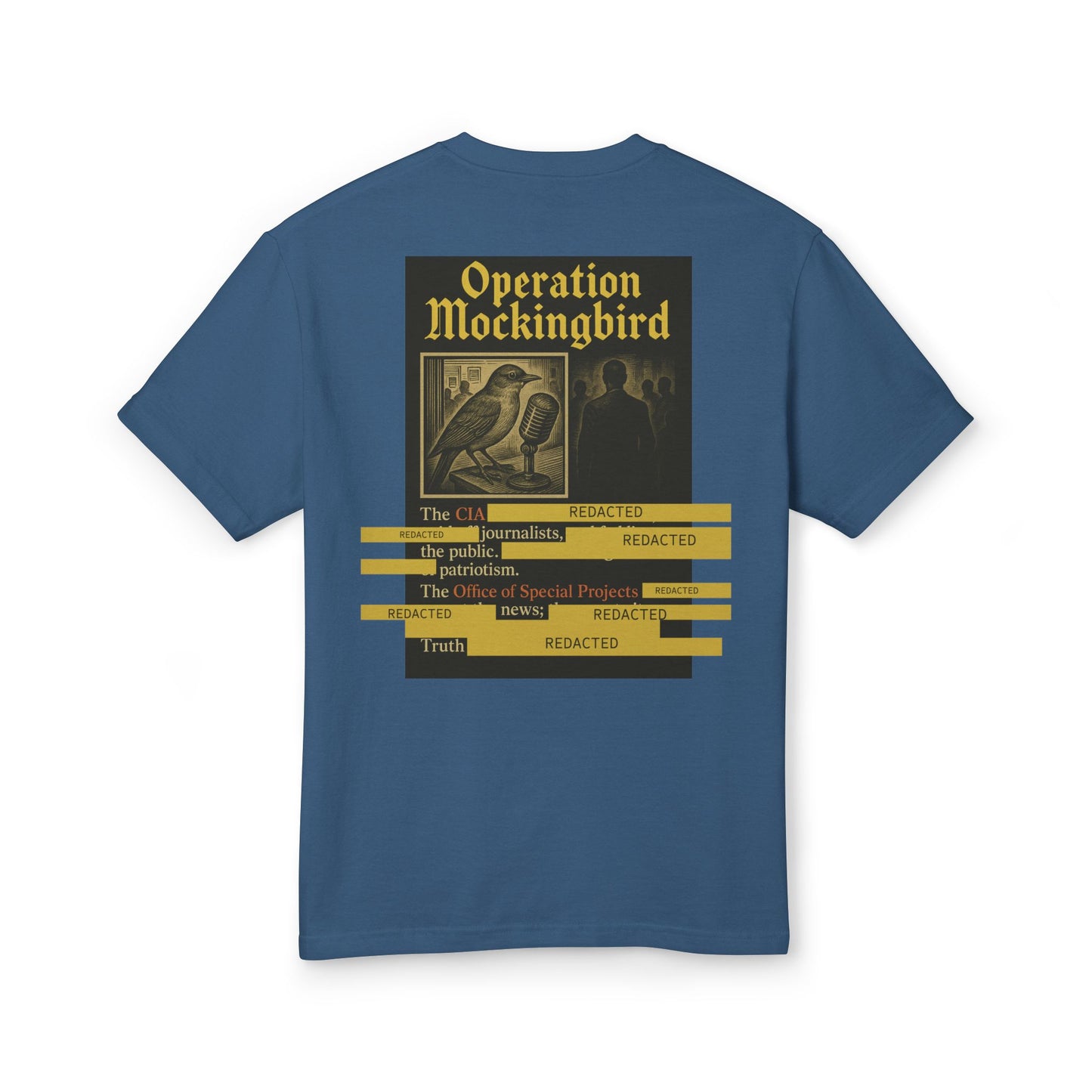 Operation Mockingbird Conspiracy Unisex Tee