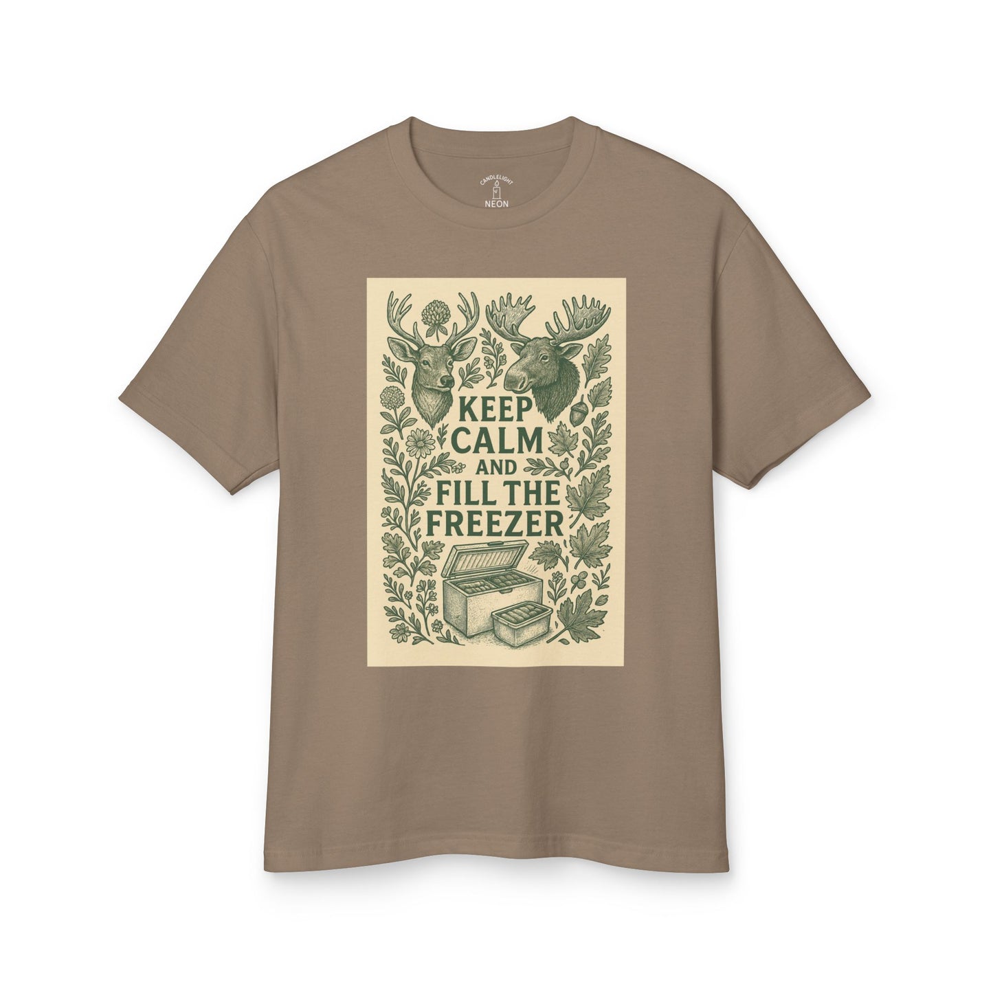 Keep Calm and Fill the Freezer Hunting Unisex Tee