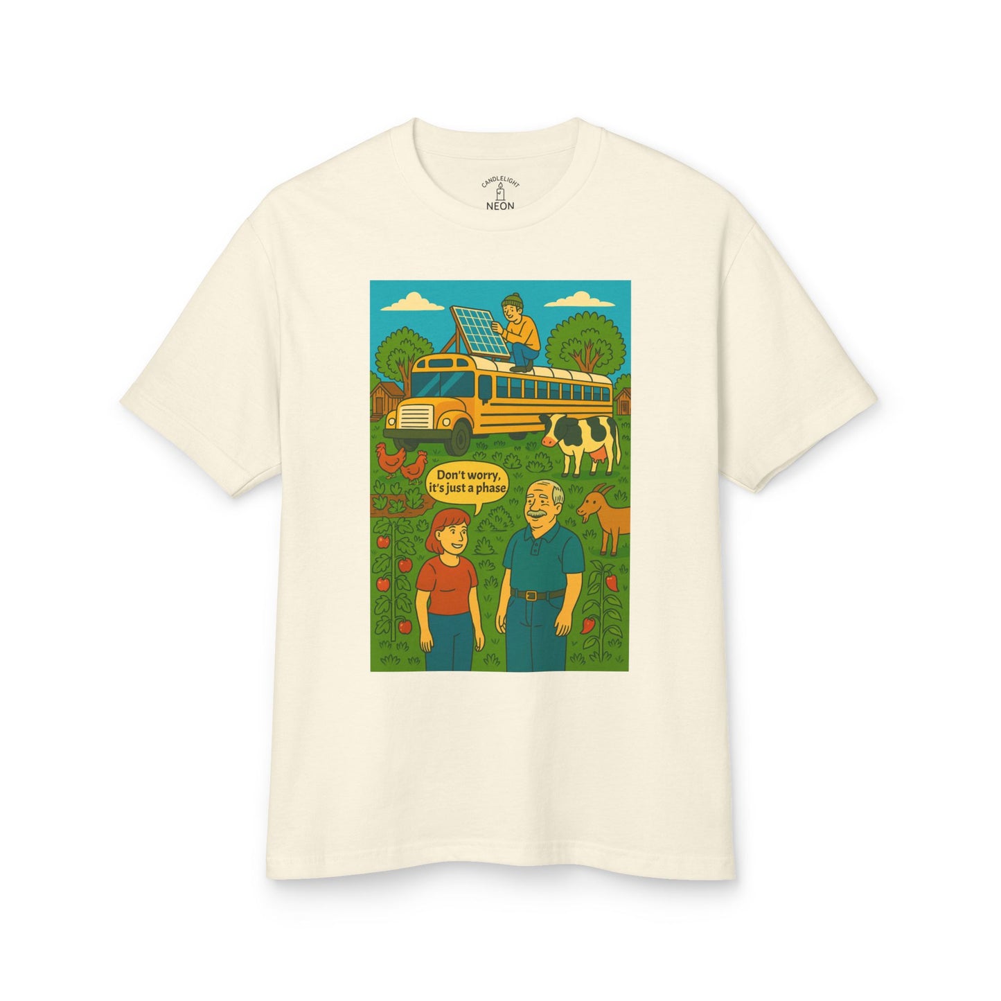 It's Just A Phase Skoolie Schoolie Unisex Tee