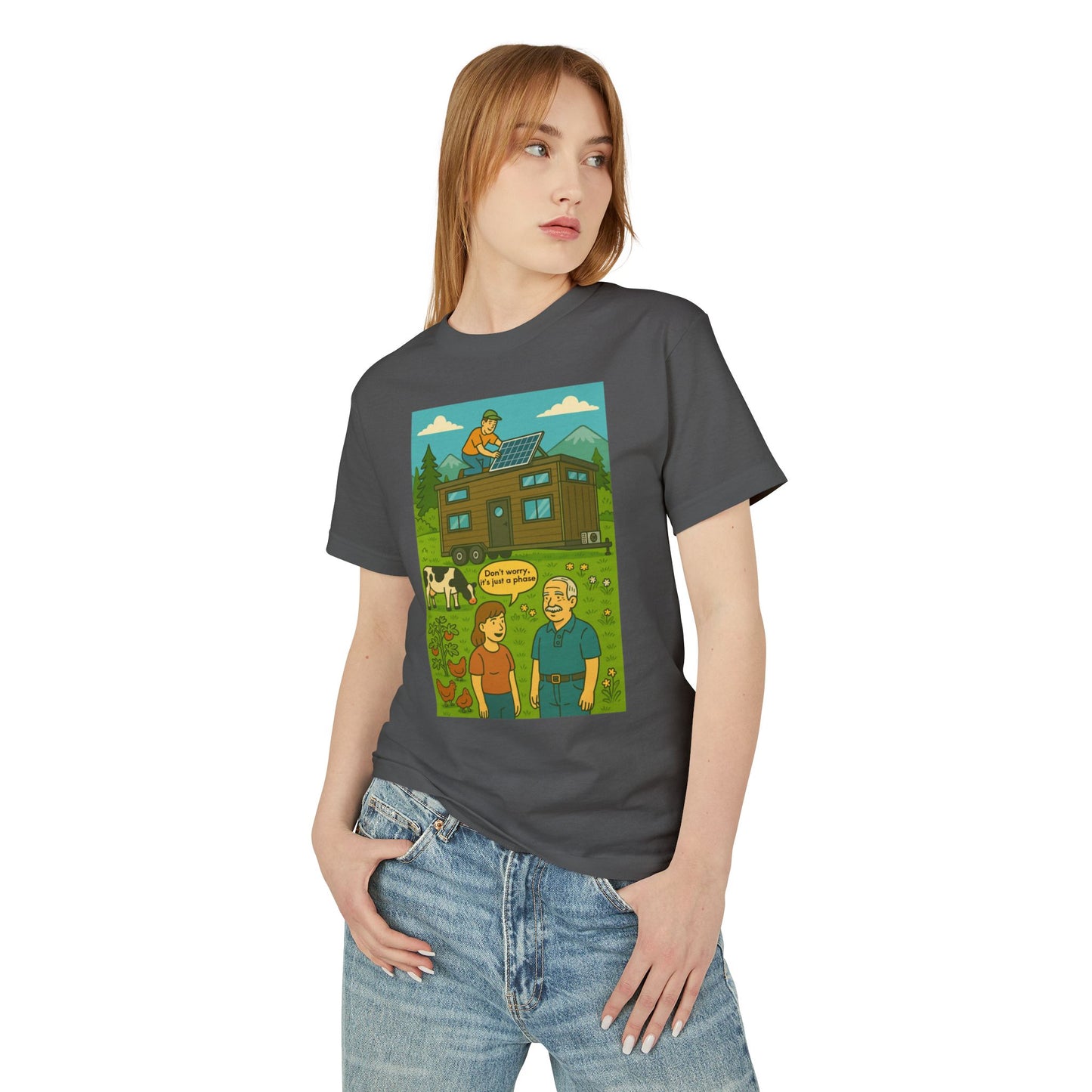 It's Just A Phase Tiny-Home-on-Wheels Unisex Tee