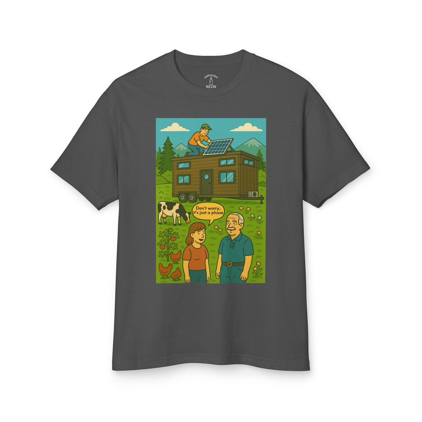It's Just A Phase Tiny-Home-on-Wheels Unisex Tee