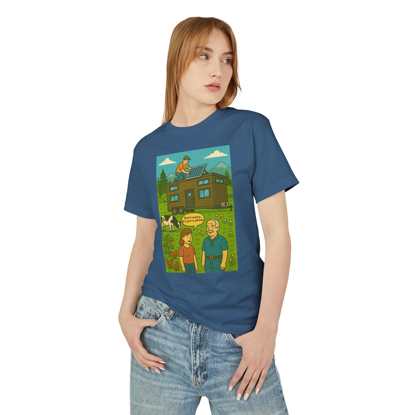 It's Just A Phase Tiny-Home-on-Wheels Unisex Tee