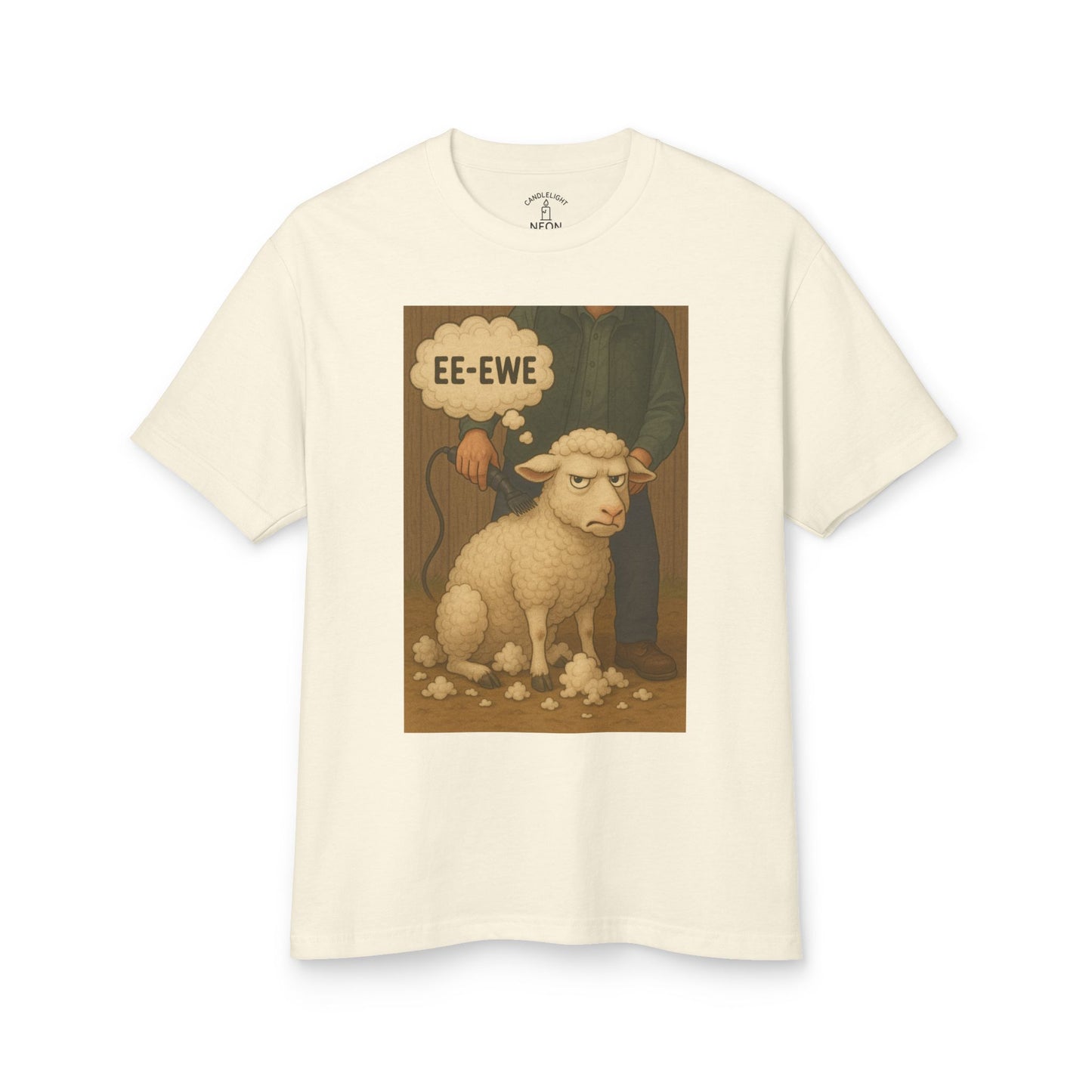 EE-Ewe Pun Grumpy Sheep Shepherding Unisex Tee