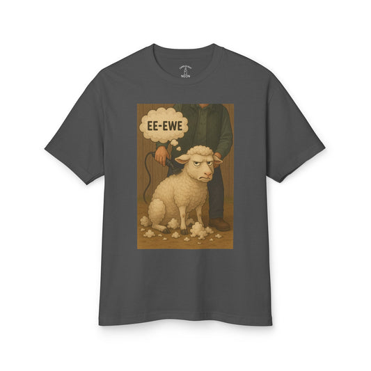EE-Ewe Pun Grumpy Sheep Shepherding Unisex Tee