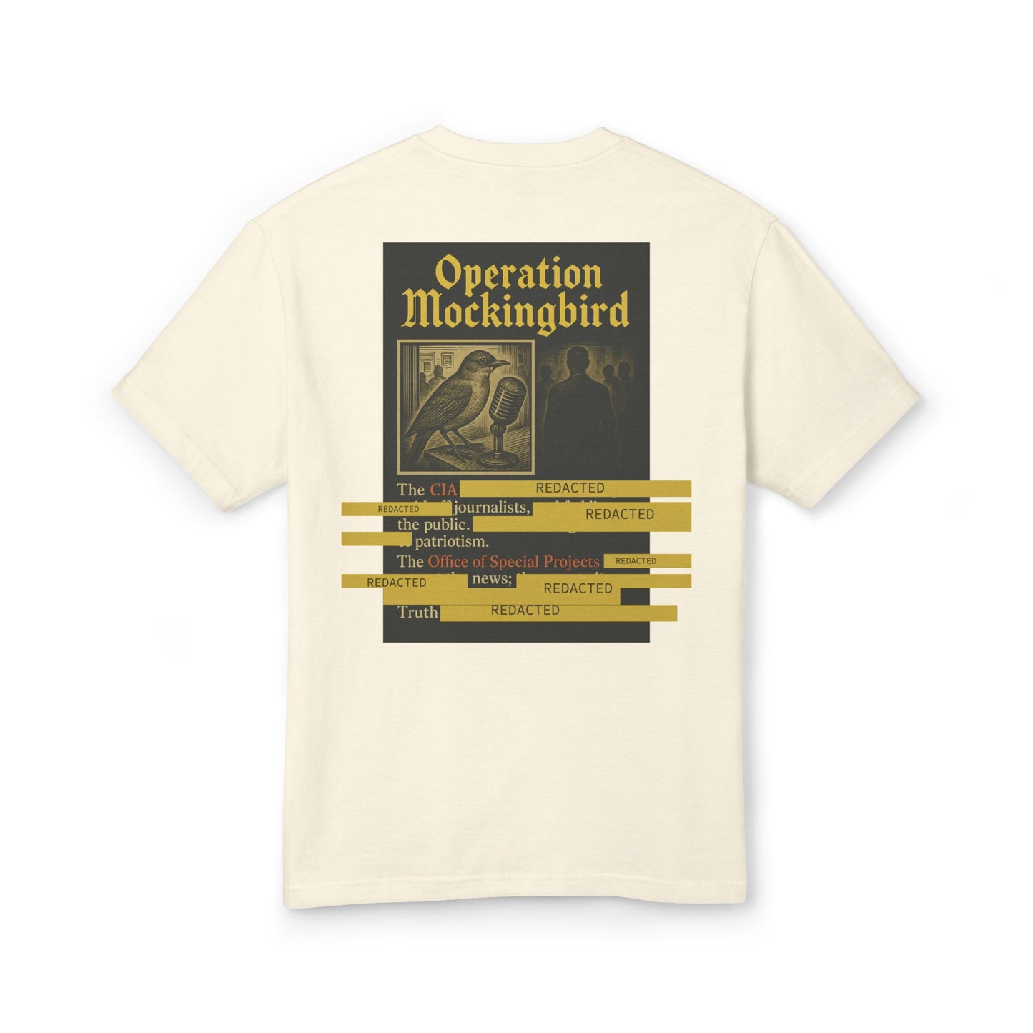 Operation Mockingbird Conspiracy Unisex Tee