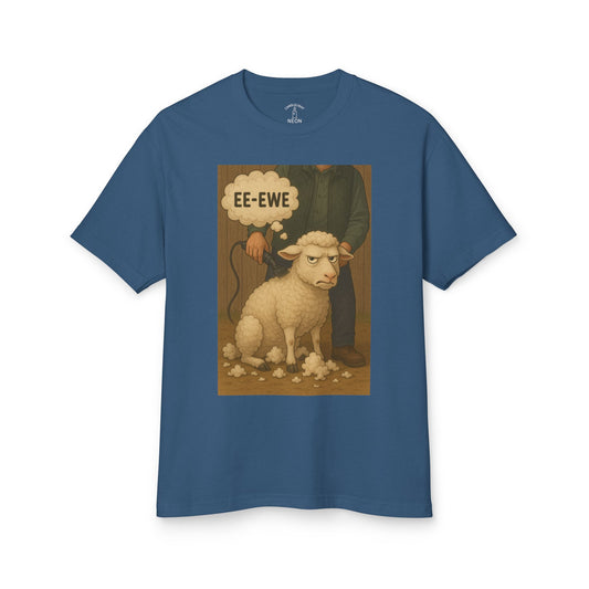 EE-Ewe Pun Grumpy Sheep Shepherding Unisex Tee