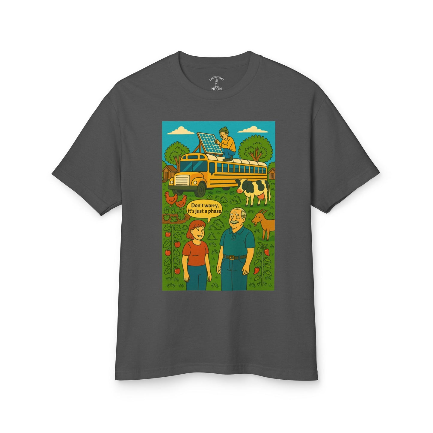 It's Just A Phase Skoolie Schoolie Unisex Tee